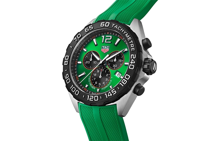 TAG Heuer Racing Formula 1 Chronograph with green strap